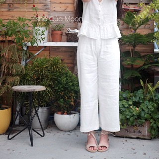 QUẦN LINEN ỐNG RỘNG