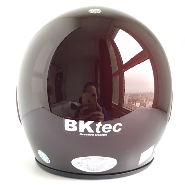 Mũ bảo hiểm trùm đầu cao cấp Bktec - Bk19 Màu Mận bóng