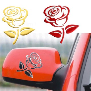 Miếng dán Sticker Hoa hồng nổi 3D