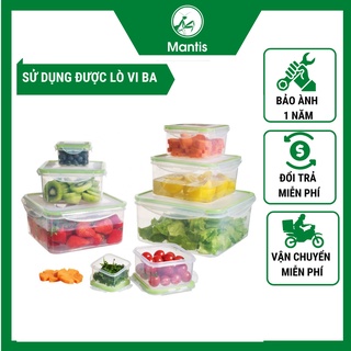 [Sử dụng lò Viba]Hộp đựng cơm trưa 7 trong 1 thực phẩm tủ lạnh Mantis 7 trong 1 rau cũ quả thịt cá tươi sống