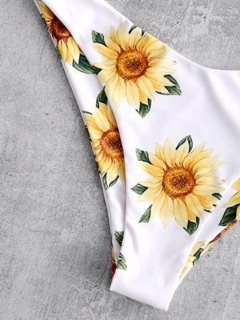 [HÀNG QC, CÓ SIZE] Bikini 2 mảnh hoa hướng dương