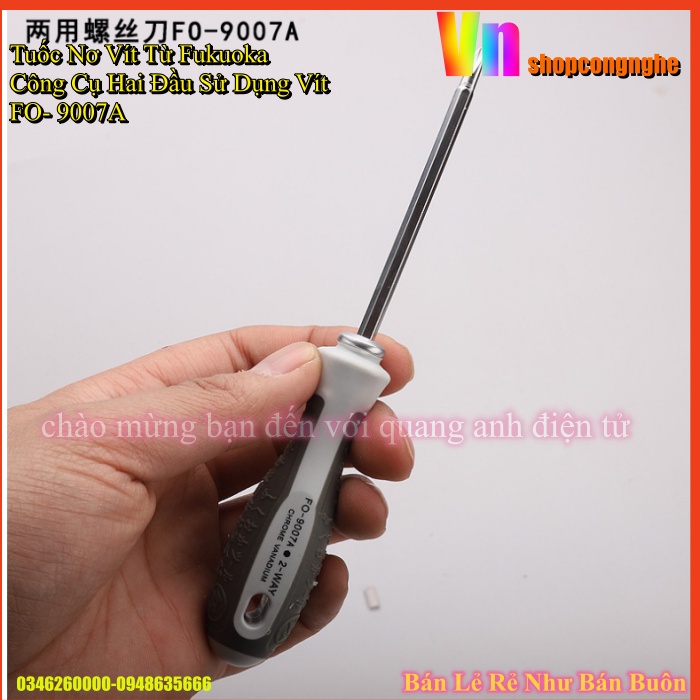 Tuốc nơ vít hai dụng cụ Fukuoka dùng để sửa chữa gia dụng Fo-9007A