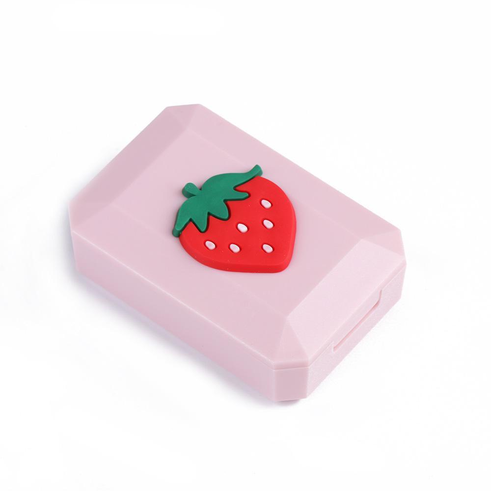 ROSE Hộp Đựng Kính Áp Tròng Mini Nhiều Màu Sắc