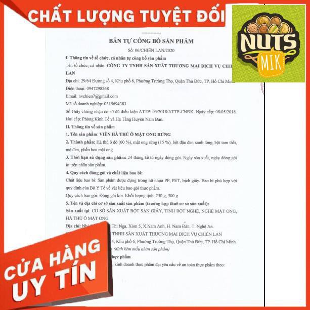 [GIÁ XƯỞNG] HÀ THỦ Ô Mật Ong Đẹp Da Ngăn Ngừa Lão Hóa 250g/500g