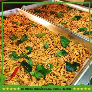 [HỎA TỐC HN] 1kg Gà khô lá chanh - Keto, DAS, Lowcarb, Eatclean & Tiểu đường