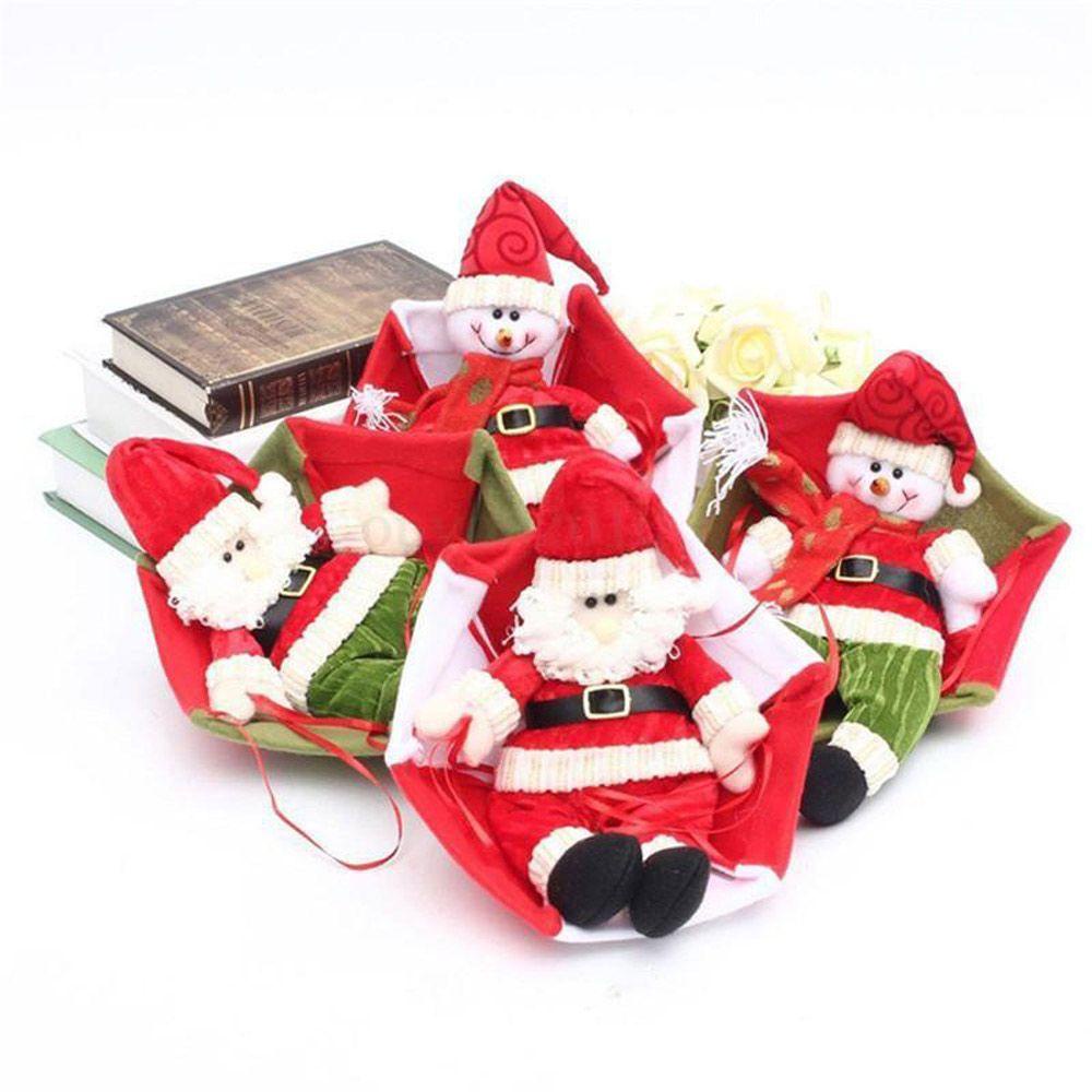 LET Phụ Kiện Trang Trí Giáng Sinh Hình Ông Già Noel Nhảy Dù