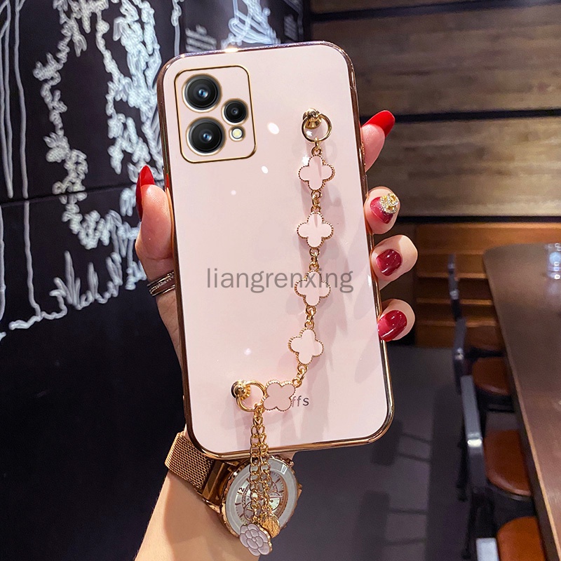 Ốp Điện Thoại Silicon Mềm Chống Sốc Kèm Dây Đeo Cho REALME 9 PRO PLUS REALME 9 PRO +