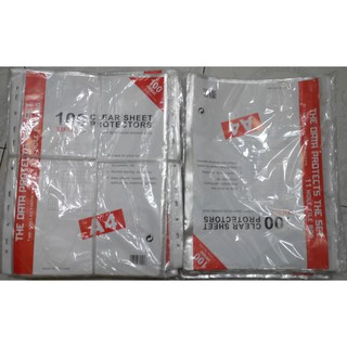 10 tập bìa lỗ, file đựng tài liệu nilon 11 lỗ loại mỏng