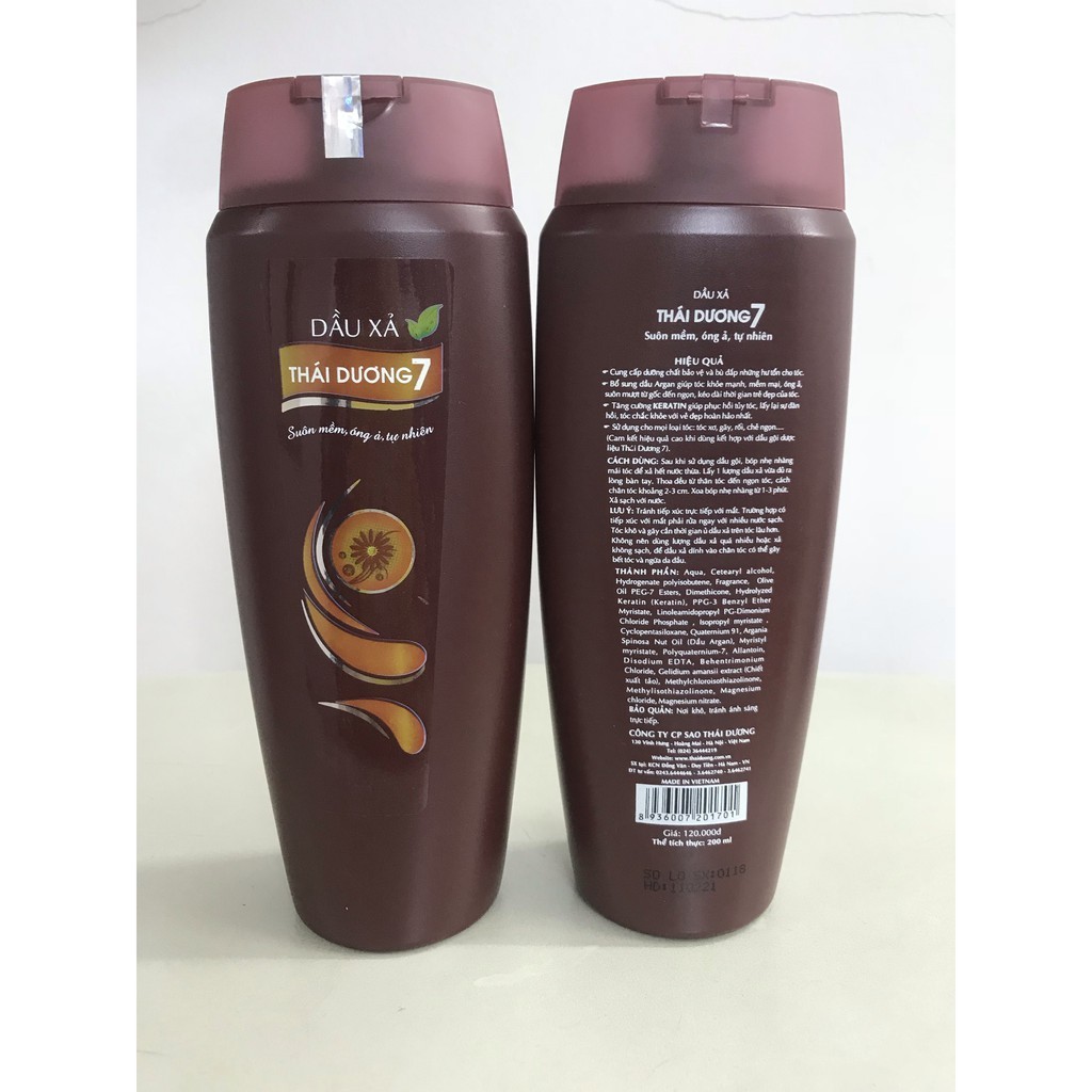 Dầu xả Thái Dương 7 200ml (CHÍNH HÃNG)