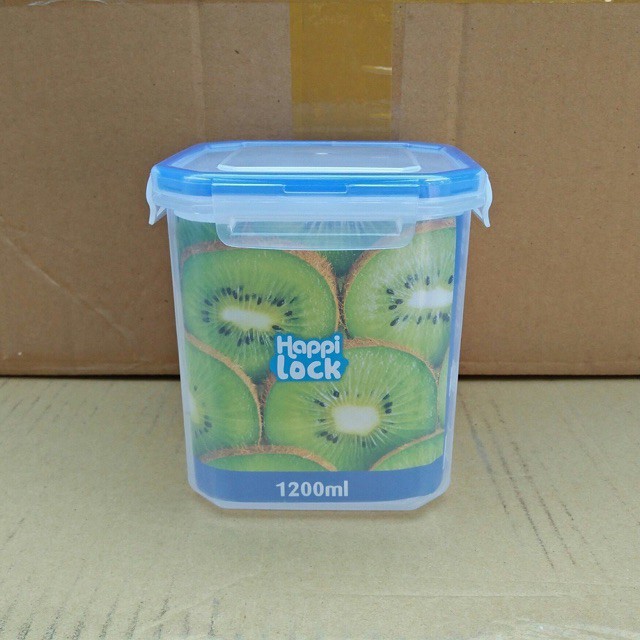 Hộp nhựa đựng thực phẩm happy lock khóa 4 chiều 1200ml | BigBuy360 - bigbuy360.vn