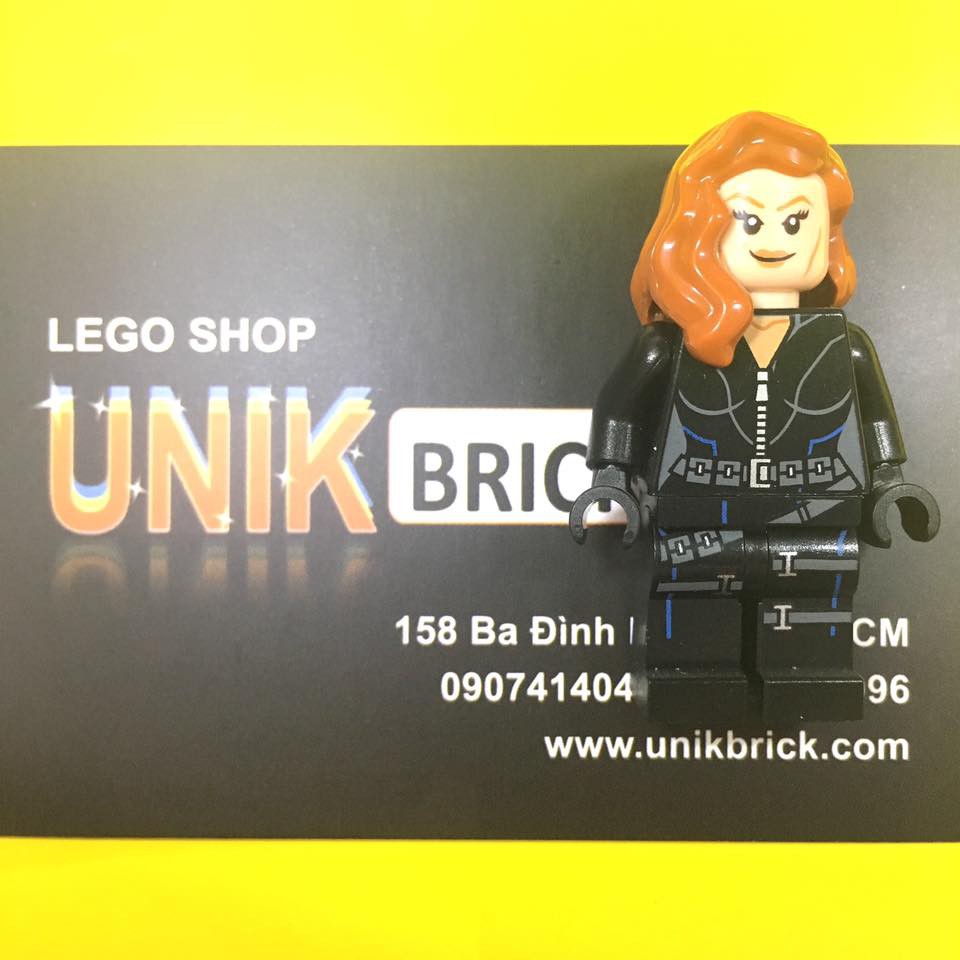 Lego UNIK BRICK Black Widow (Mẫu 1) Super Heroes Siêu Anh Hùng chính hãng Đan Mạch (như hình)
