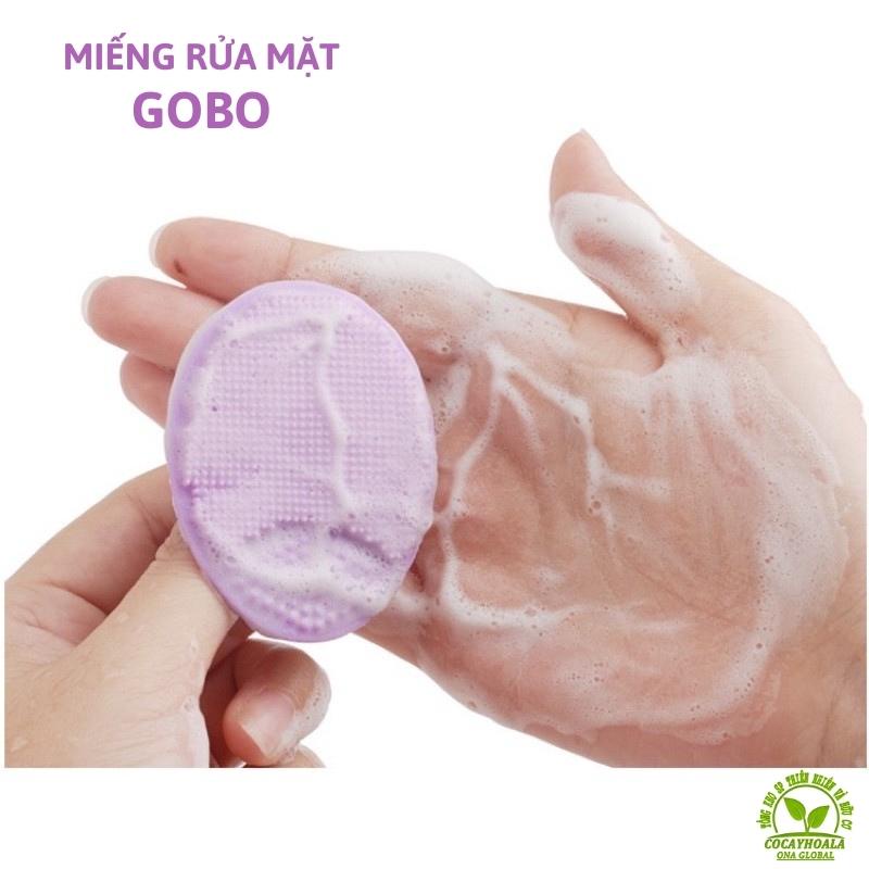 Miếng pad rửa mặt Silicon GoBo sạch sâu loại bỏ bụi bẩn sạch từng lỗ chân lông Cocayhoala