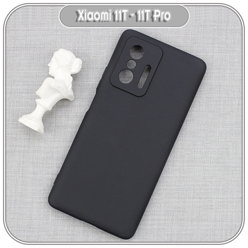 Ốp lưng TPU dẻo đen che camera cho Xiaomi 11T