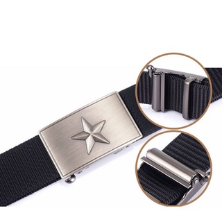 Dây thắt lưng Dây nịt vải bố ARM-1254 (Đen)