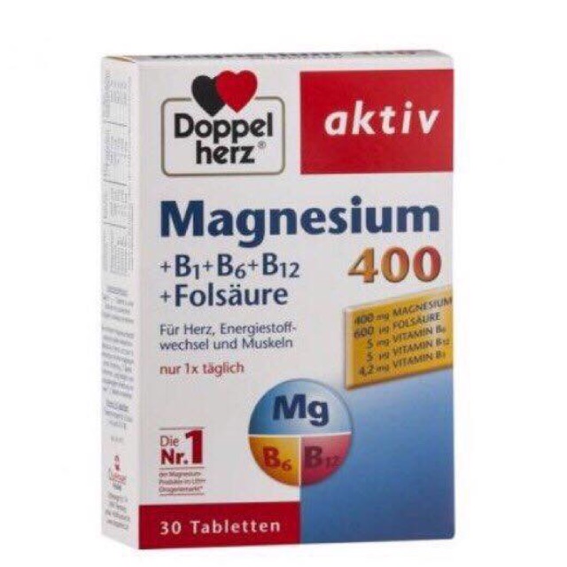 Viên uống vitamin tổng hợp bổ sung MAGNESIUM + B1 + B6+ B12+ Flosaure - SP RẤT TỐT CHO BÀ BẦU VÀ NGƯỜI LỚN VẬN ĐỘNG
