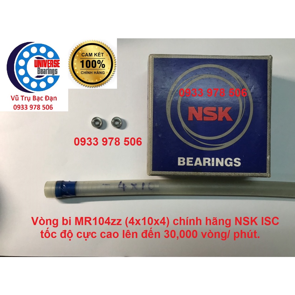 Vòng bi Bạc đạn 604,688, 693, 694, 696, 699, MR104zz Nhật chính hãng dùng cho máy công nghiệp tốc độ cao.