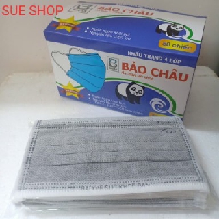 1 bịch 10 cái khẩu trang y tế 4 lớp Bảo Châu