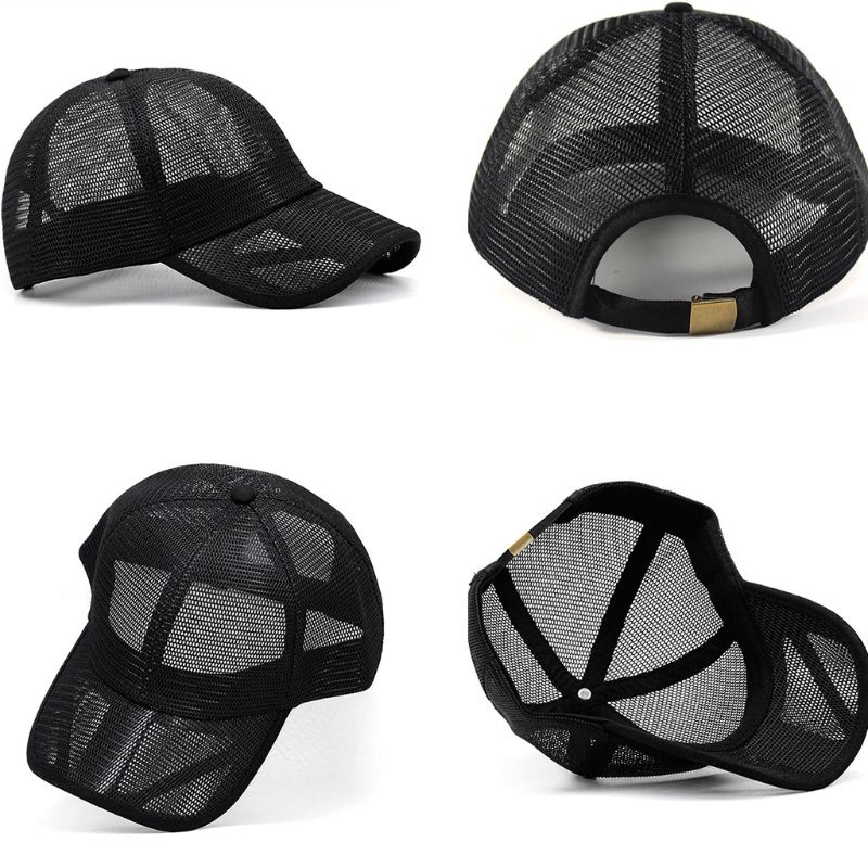 Mũ Lưỡi Trai Phối Lưới Thoáng Khí Nhanh Khô Chống Nắng Thời Trang Mùa Hè Cho Nam Và Nữ