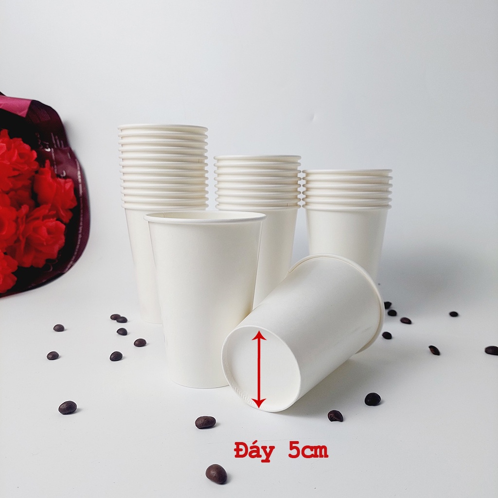 50 chiếc cốc giấy 360ml - 12OZ NHẬP KHẨU HÀN QUỐC