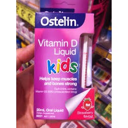 Vitamin D Ostelin dạng nước cho trẻ em - OSTELIN VITAMIN D KIDS LIQUID 20ML
