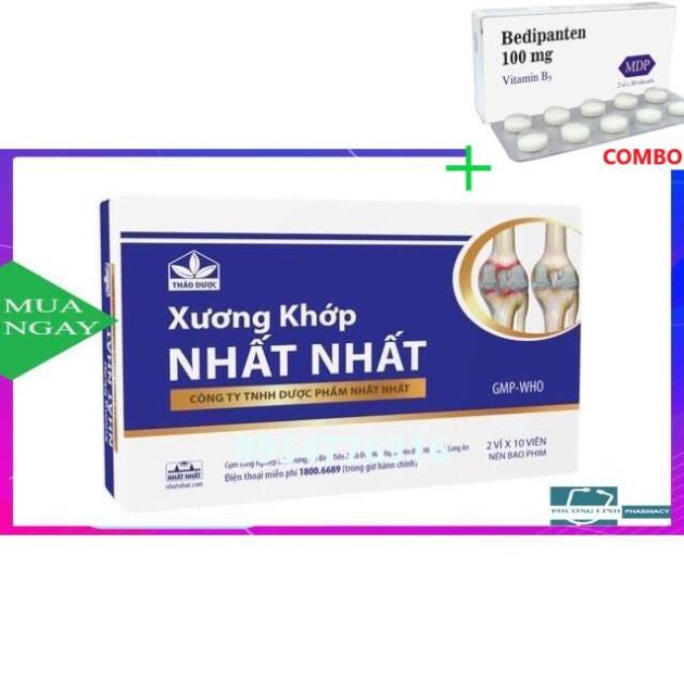Combo Bedipanten 100mg +  Xương Khớp Nhất Nhất ( chính hãng)