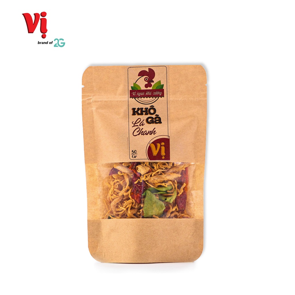 Khô Gà Lá Chanh Vị - Túi 50g