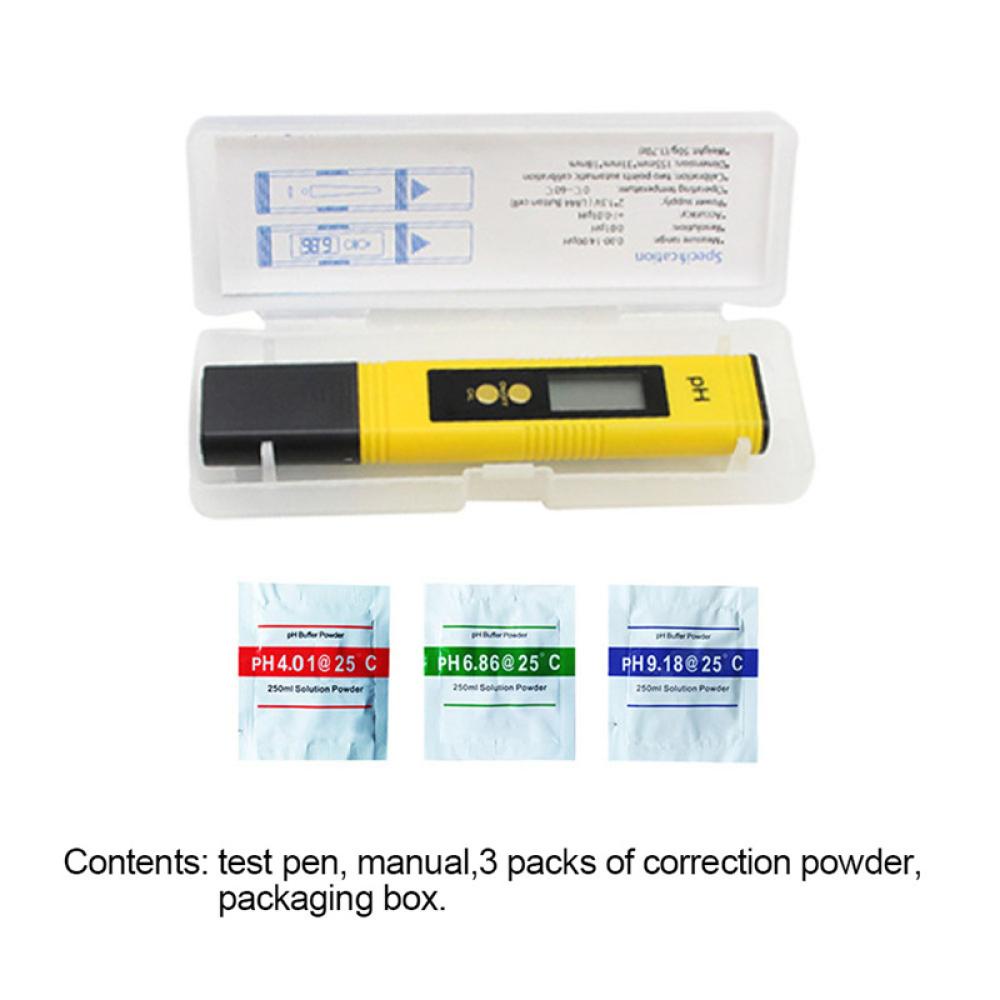 Dụng Cụ Đo Độ PH 0.01 PH Độ Chính Xác Cao TDS EC 0-14 Cho Bể bơi A7T3