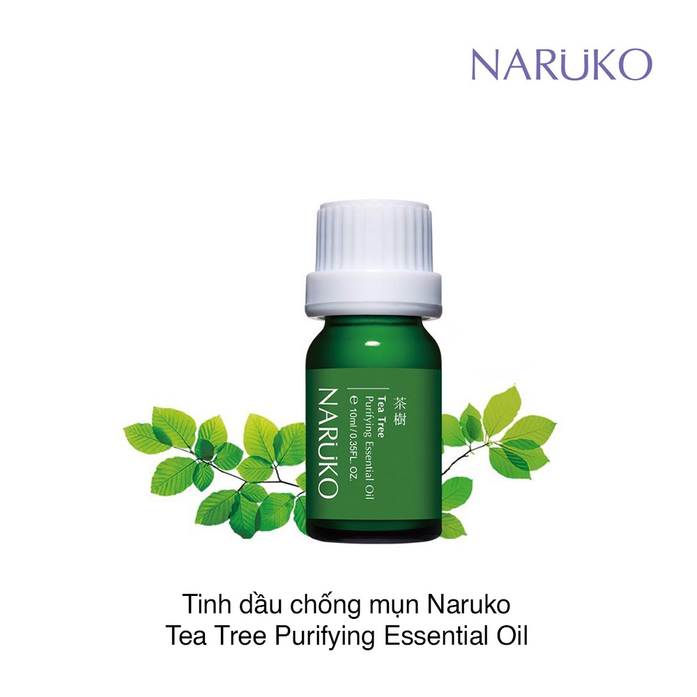 Tinh dầu NARUKO tràm trà ngăn ngừa và giảm mụn Tea Tree Purifying Essential Oil 10ml (Bản Đài)