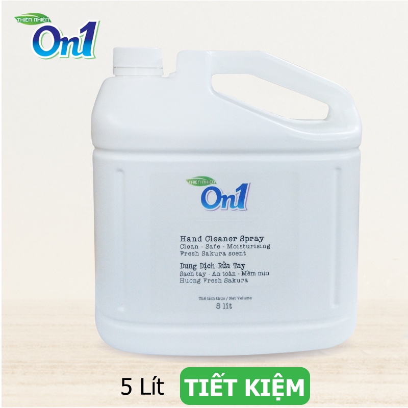 Dung Dịch Rửa Tay Khô On1 Hương Fresh Sakura 5 Lít DS503