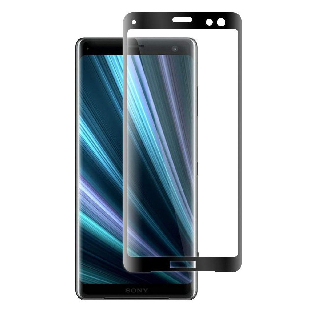 Miimall Kính cường lực cong tràn viền không bong bóng cho Sony Xperia xz3