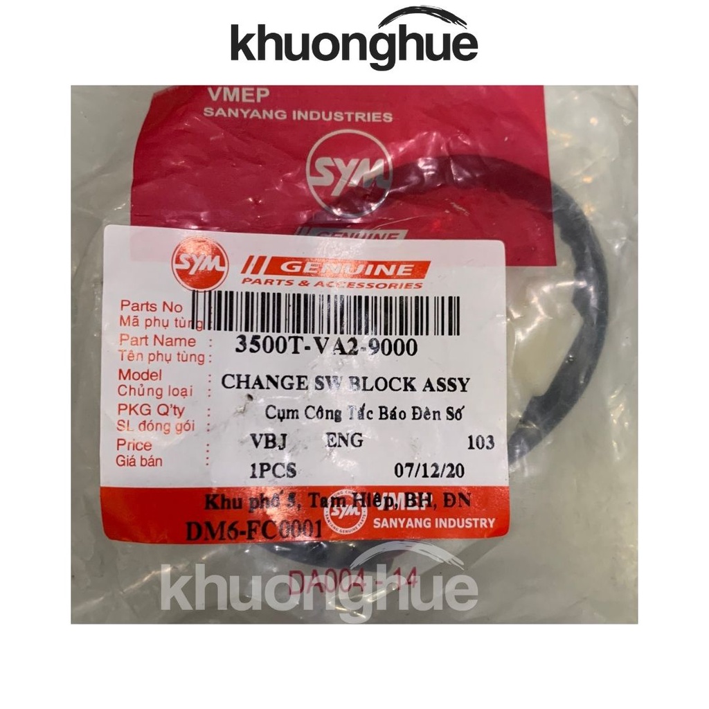 Công tắc báo đèn số Angel 100cc