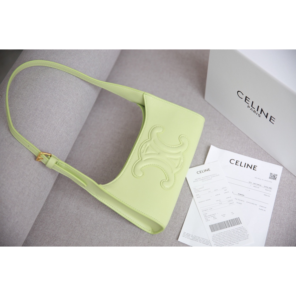 Túi xách da mini đeo kẹp nách