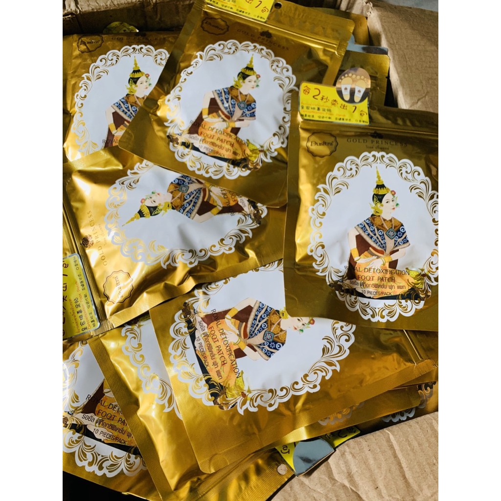 MIẾNG DÁN THẢI ĐỘC CHÂN THÁI LAN GOLD PRINCESS