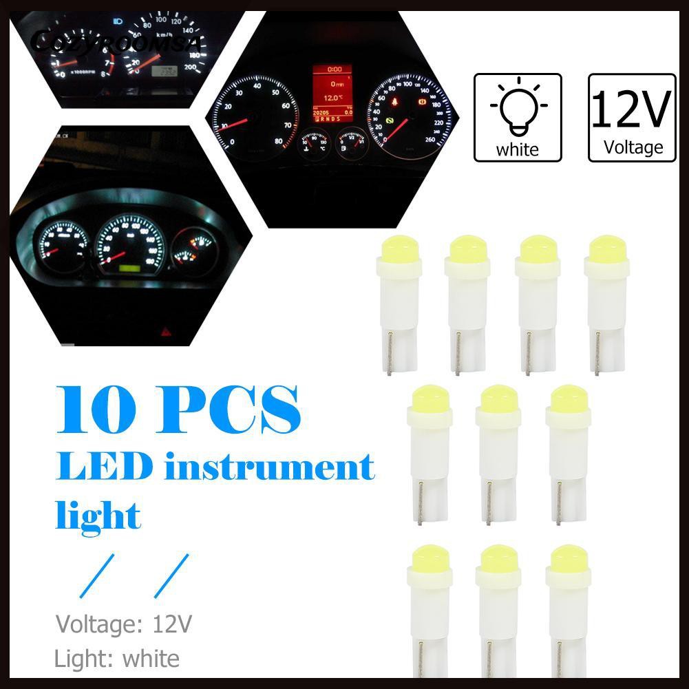 Set 10 Đèn Led T5 3d Cob Chuyên Dụng Cho Xe Hơi
