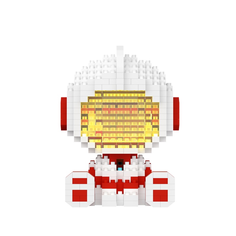 Bộ Đồ Chơi Lắp Ráp Mô Hình Ultraman Và Quái Vật 3D Dễ Thương Dùng Làm Quà Tặng Cho Bé