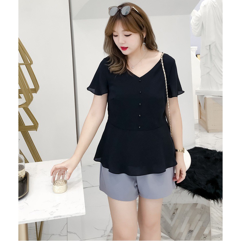 Áo peplum giấu bụng fullsize 40-120kg