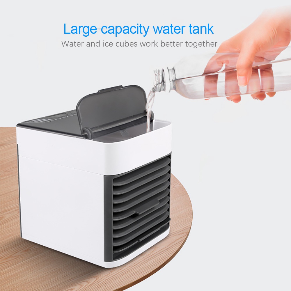 Quạt Điều Hòa Mini Để Bàn - Quạt Nước Mini Để Bàn Nhỏ Gọn - Bảo Hành 12 Tháng