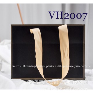 VH2007 Hộp giấy kèm túi xách đựng socola 9 viên và túi xách