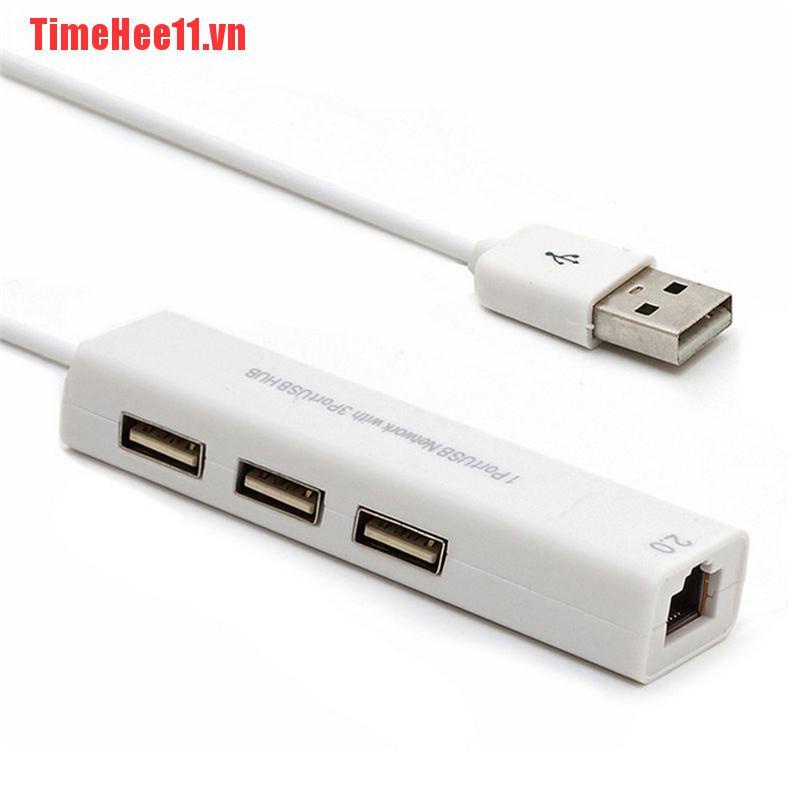 【TimeHee11】USB 2.0 To LAN/RJ45 Gigabit Ethernet Network Adapter 3 USB 2.0 Por | BigBuy360 - bigbuy360.vn