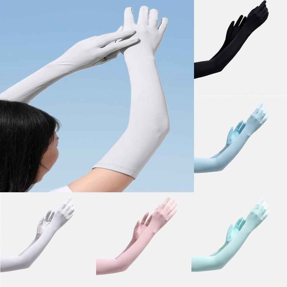 Găng Tay Chống Nắng / Tia UV Chống Trượt Thời Trang Mùa Hè