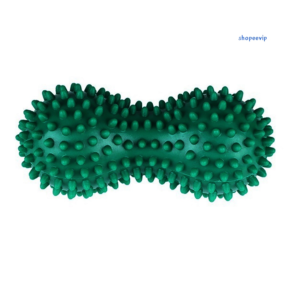 Bóng lăn mát xa tập yoga bằng nhựa PVC hình dạng đậu phộng có gai