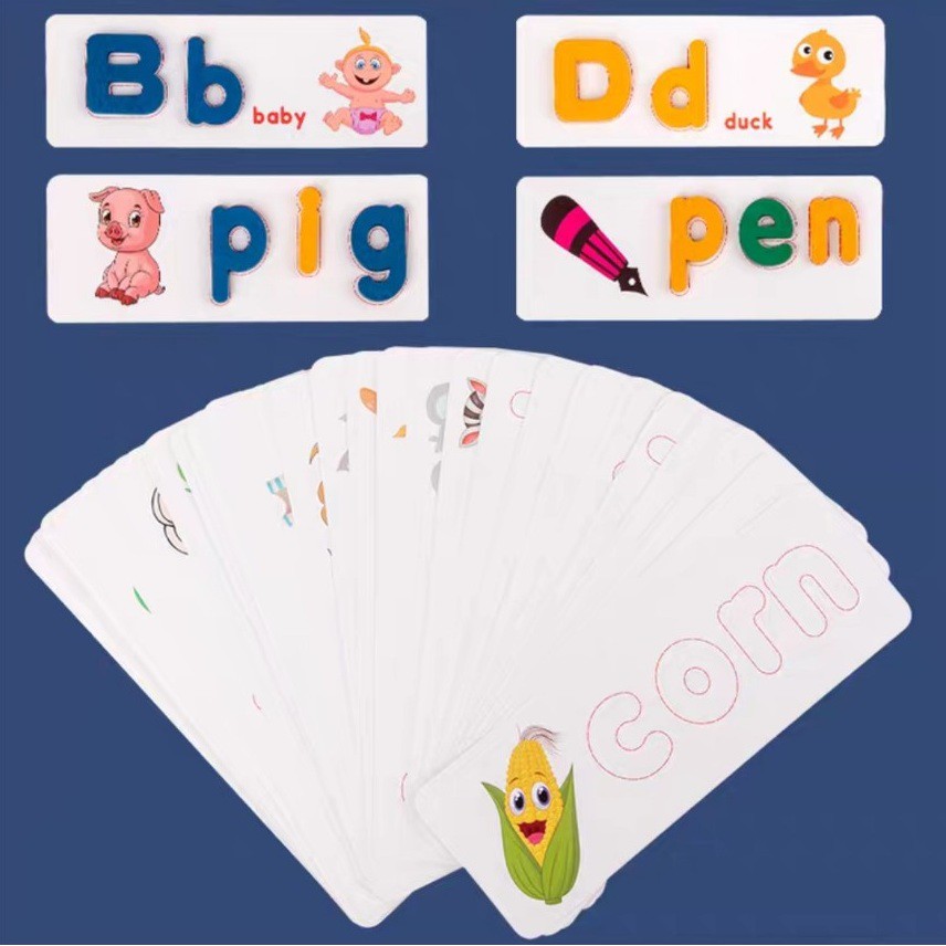 Spelling Game - Học Đánh Vần Chữ Cái Tiếng Anh Bộ Thẻ Học Ghép Chữ Bằng Gỗ Phiên Bản Mới Nhất