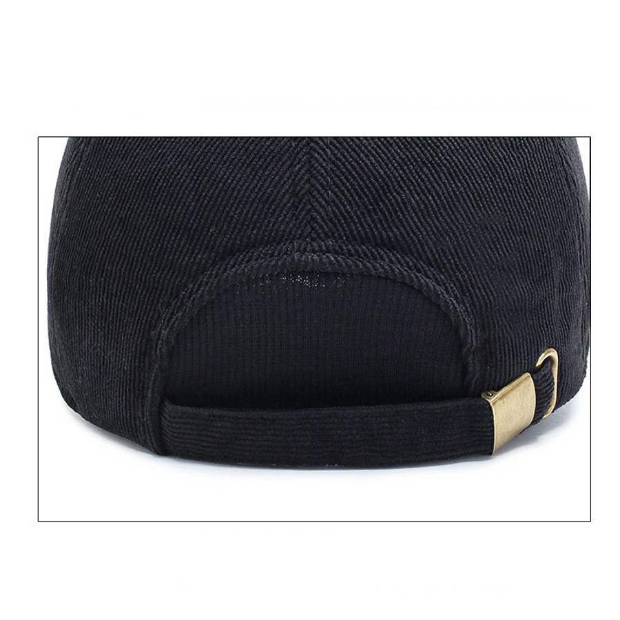 Mũ lưỡi trai mùa đông viền da M Sport có che tai – vải nhung tăm cao cấp