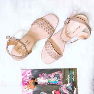 [HCM][ẢNH THẬT] Giày cao gót sandal 7 phân quay sam tinashop