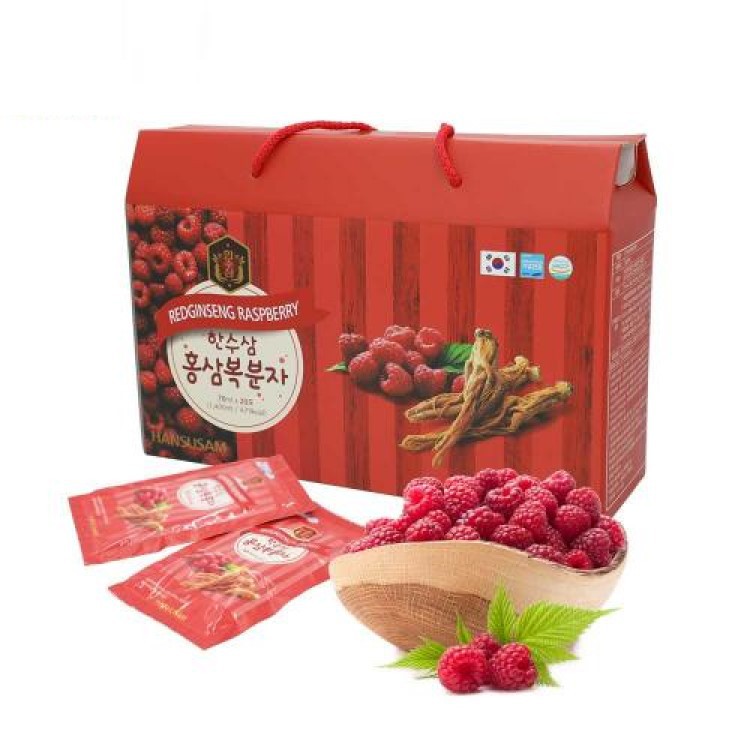 Nước Hồng Sâm chiết xuất Phúc Bồn Tử HANSUSAM HÀN QUỐC 70 ml/ gói x 20 gói/hộp