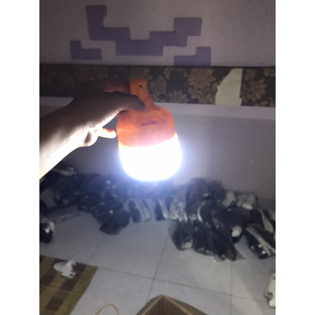 [ Loại Bóng To, Tặng Cáp Sạc ] Bóng đèn LED tích điện công suất 50-100W 6-8H sáng liên tục | BigBuy360 - bigbuy360.vn