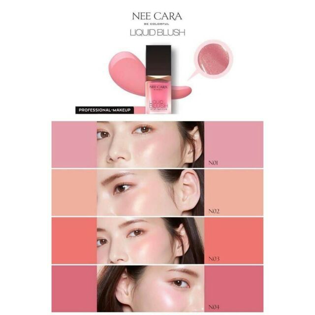 Má Hồng Dạng Kem NEE CARA Liquid Blush 15g - Thái Lan | BigBuy360 - bigbuy360.vn