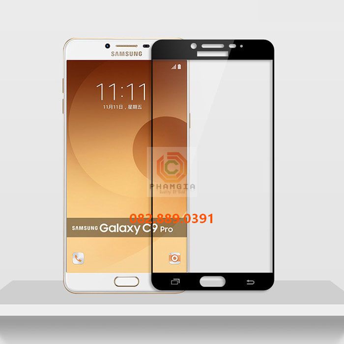 Kính Cường Lực Full Màn, Dẻo nano Samsung Galaxy C9 Pro