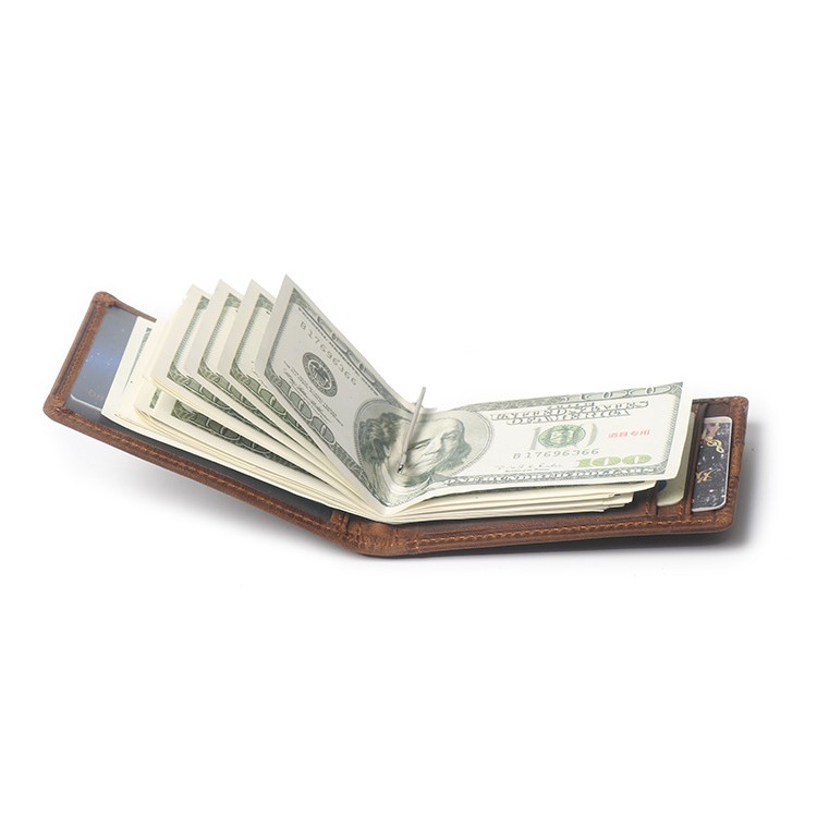 Ví Kẹp Tiền Bỏ Túi Mini D10 – Money Clip Wallet
