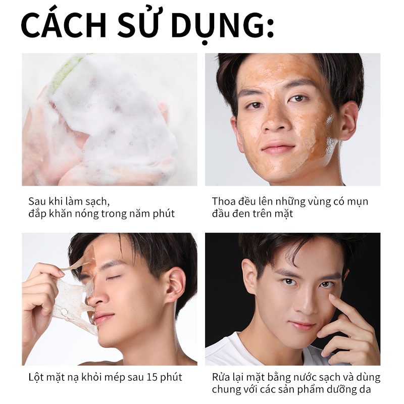 Mặt nạ MAN TALE 100g giúp lột mụn đầu đen làm sạch sâu lỗ chân lông hiệu quả